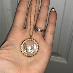 Butterfly long necklace Torrid NWT